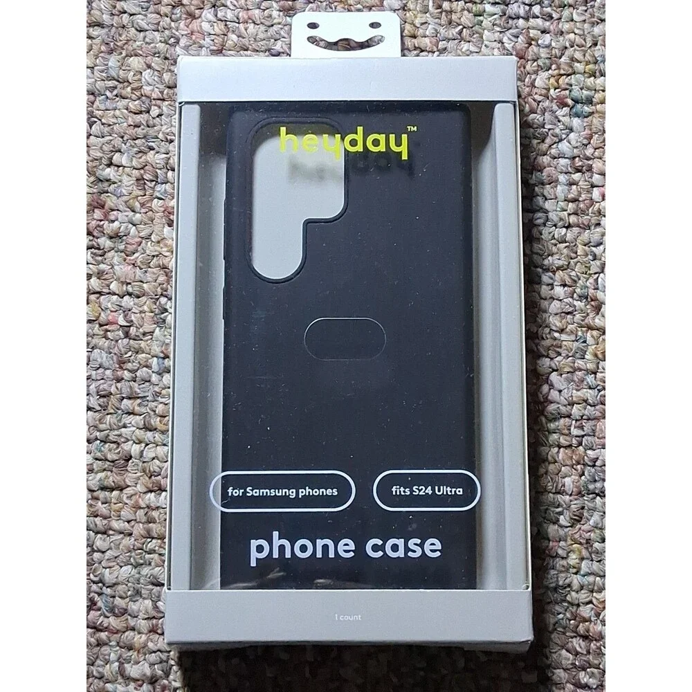 heyday Black silicone case for Samsung Galaxy S25 - Black